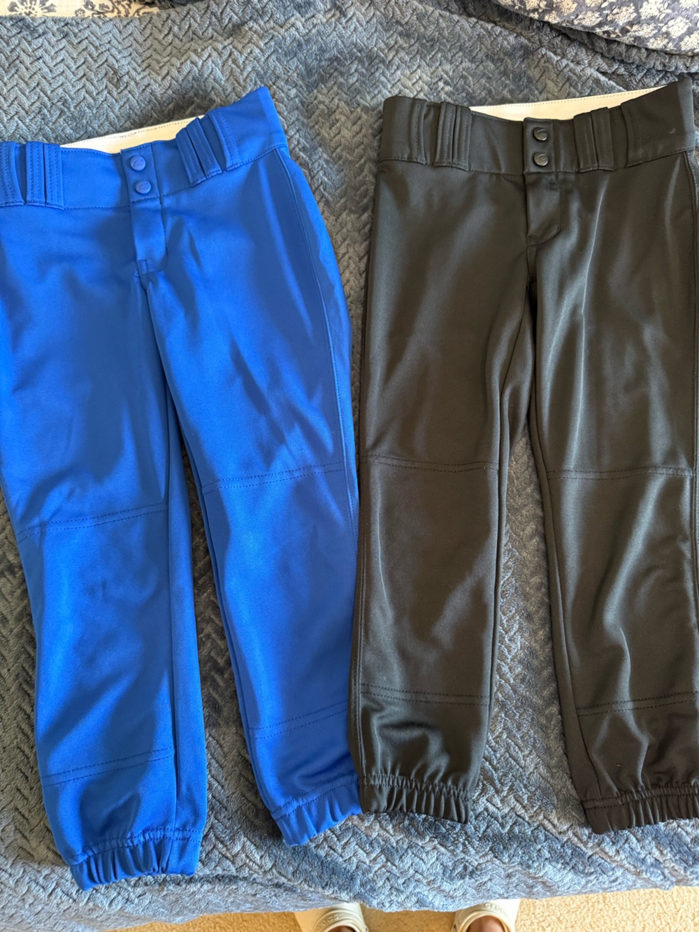 Girl’s Champro Blue and Black Softball Pants- Medium